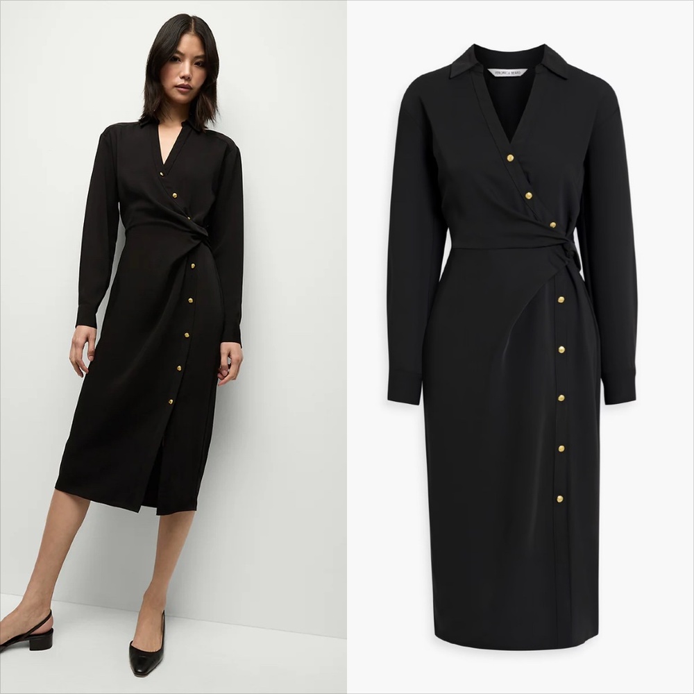 Veronica Beard wrap effect wright dress